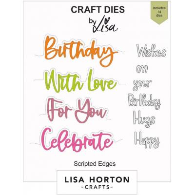 Lisa Horton Crafts Dies - Scripted Edges